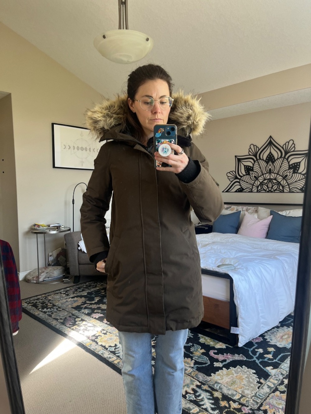 TNA Haven Olive Green Parka - Picture 3 of 5